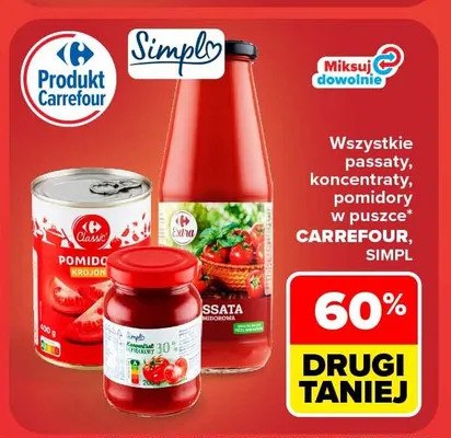 Passata pomidorowa Carrefour Classic promocja w Carrefour