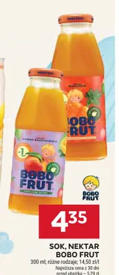 Nektar Bobo Frut promocja w Stokrotka