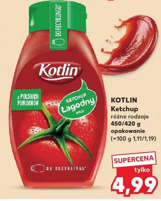 Ketchup różne rodzaje promocja w Kaufland