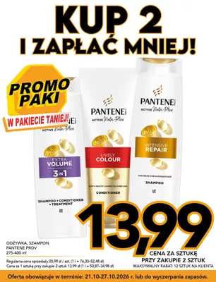 Szampon do włosów Intensive Repair Pantene Pro-V promocja w Kupiec