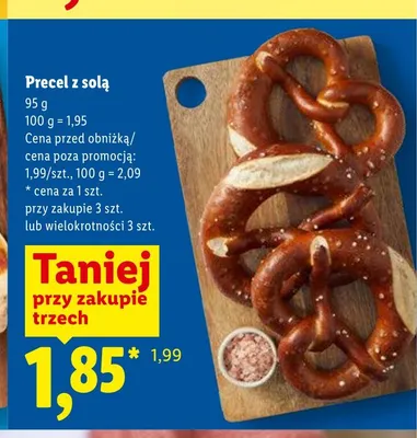 Precel z solą promocja w Lidl