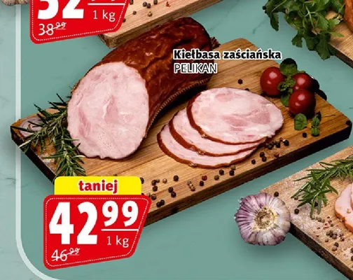Kiełbasa zaściańska Pelikan promocja w Prim Market