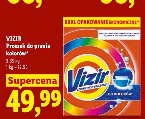 Proszek do prania Vizir do kolorów promocja w Lidl