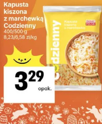 Kapusta kiszona z marchewką promocja w Delikatesy Centrum