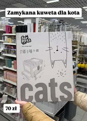 Zamykana kuweta dla kota promocja w Pepco
