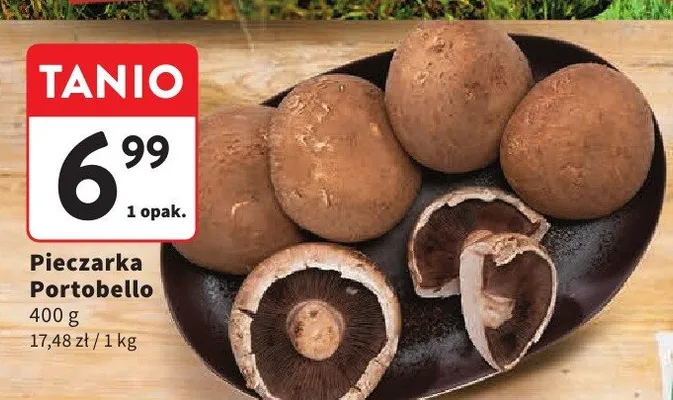Pieczarka portobello promocja w Intermarche