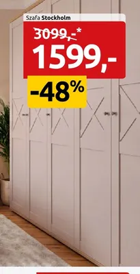 Szafa Stockholm promocja w Black Red White
