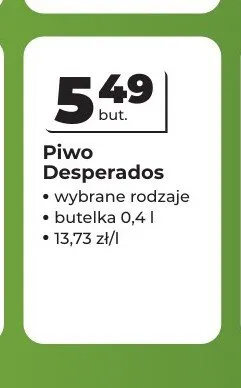 Piwo smakowe Desperados promocja w Odido
