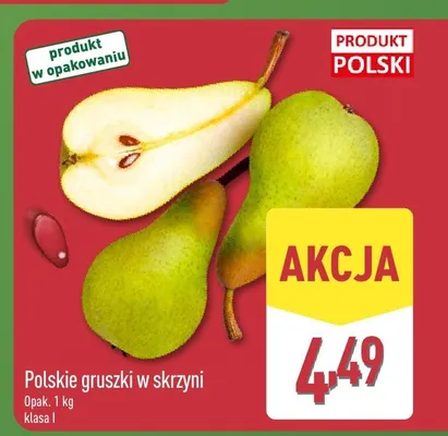 Gruszki w skrzyni klasa I promocja w Aldi