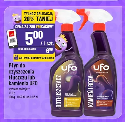 Płyn do usuwania kamienia i rdzy UFO promocja w POLOmarket