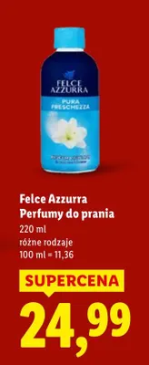 Perfumy do prania Felce Azzurra Perfumy do prania Pura Freschezza promocja w Lidl