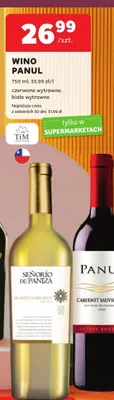 Wino Panul białe wytrawne promocja w Stokrotka