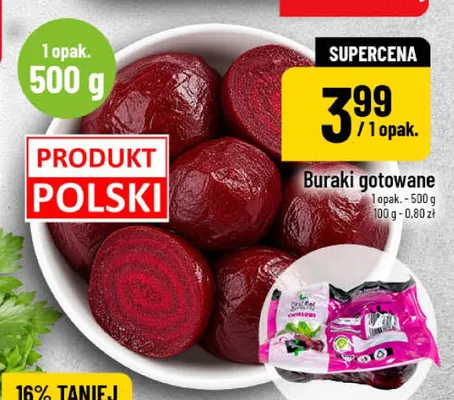 Buraki gotowane promocja w POLOmarket
