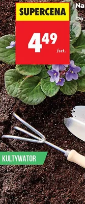 Narzędzia ogrodnicze - kultywator promocja w Biedronka