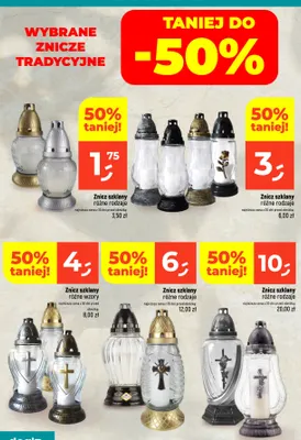 Znicz szklany promocja w Dealz