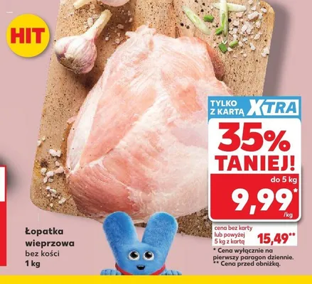 Łopatka wieprzowa bez kości promocja w Kaufland