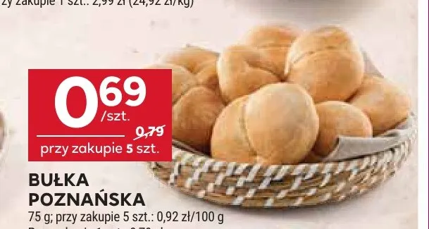 Bułka poznańska promocja w Stokrotka