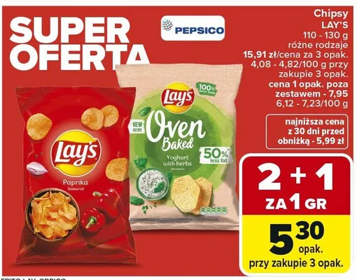 Chipsy Lay's promocja w Carrefour