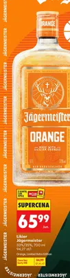Likier Jägermeister Orange promocja w Biedronka