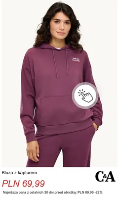 Bluza z kapturem C & A promocja w C&A