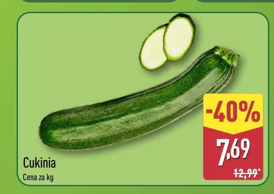 Cukinia promocja w Aldi