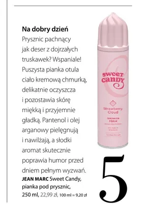 Pianka pod prysznic Jean Marc Sweet Candy promocja w Hebe