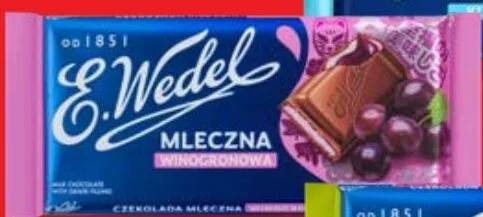 Czekolada mleczna winogronowa promocja w Lidl