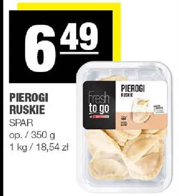 Pierogi ruskie promocja w SPAR