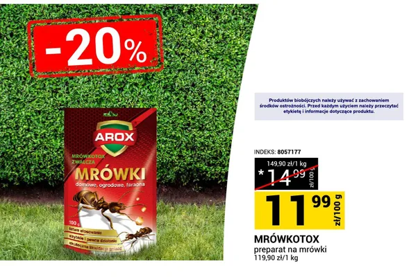 Mrówkotox preparat na mrówki promocja w Merkury Market