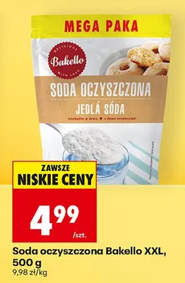 Soda oczyszczona XXL promocja w Biedronka