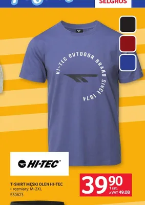 T-shirt męski Olen Hi-Tec promocja w Selgros