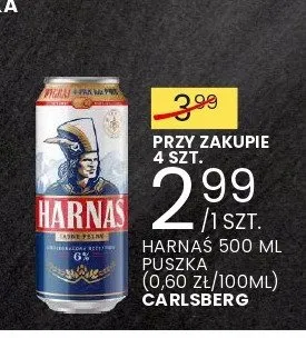Piwo Harnaś promocja w Wafelek