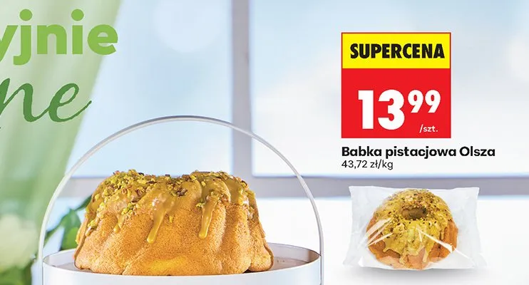 Babka pistacjowa promocja w Biedronka