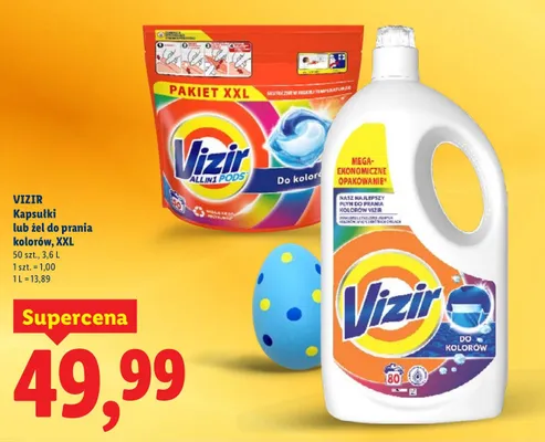 Żel do prania kolorów, XXL promocja w Lidl