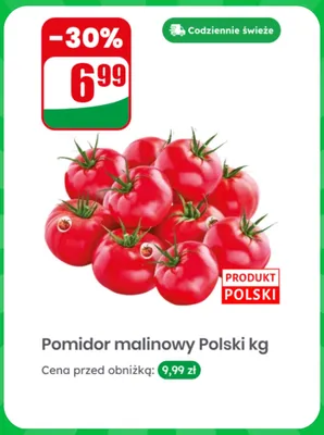 Pomidor malinowy polski promocja w Dino