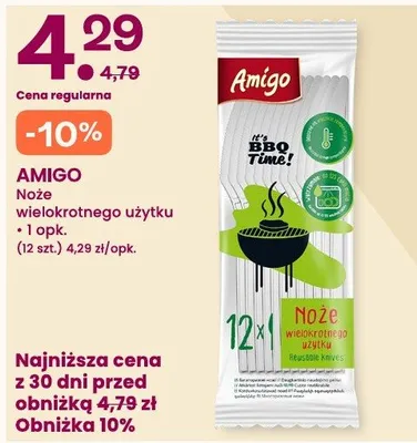 Noże wielokrotnego użytku amigo promocja w Frisco