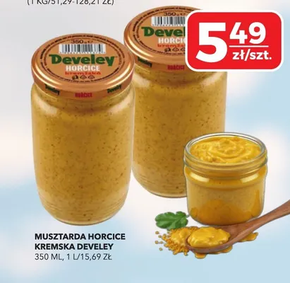 Musztarda horcice kremska promocja w Top Market