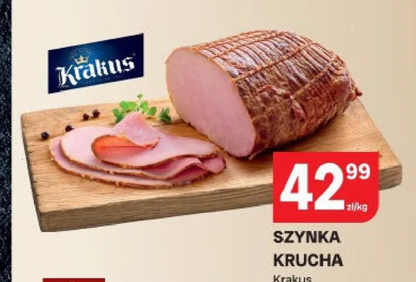 Szynka krucha Krakus promocja w Chorten