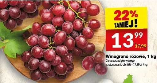 Winogrono różowe promocja w Twój Market