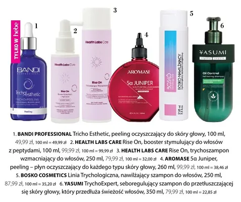 Nawilżający szampon do włosów Bosko Cosmetics Linia Trychologiczna promocja w Hebe