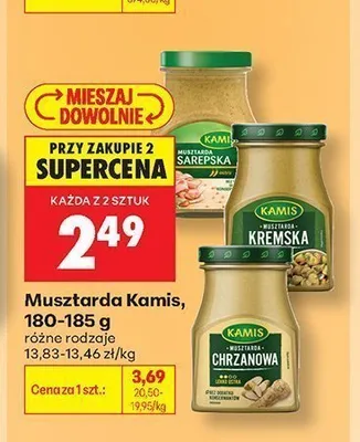 Musztarda sarepska Kamis promocja w Biedronka