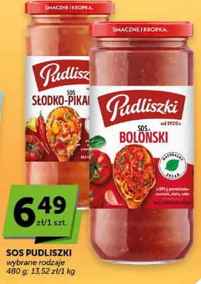 Sos słodko-pikantny Pudliszki promocja w Groszek