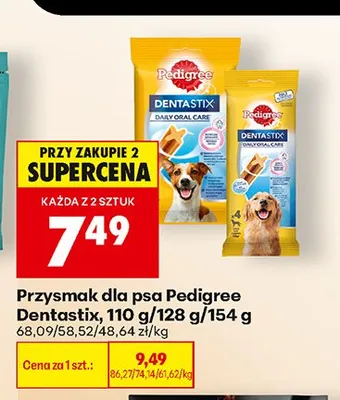 Przysmak dla psa Pedigree Dentastix promocja w Biedronka