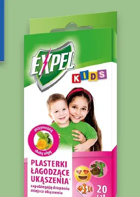 Plasterki łagodzące ukąszenia Expel Kids promocja w Kaufland