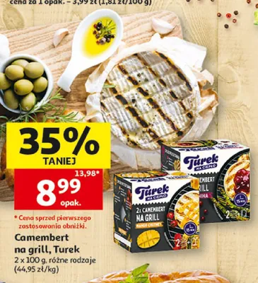 Camembert na grill Turek promocja w Auchan