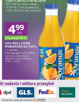 Lody Carte D'or Algida różne rodzaje promocja w Stokrotka