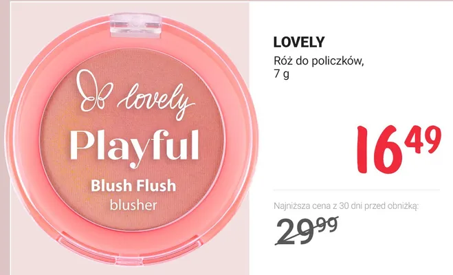 Róż do policzków promocja w Rossmann