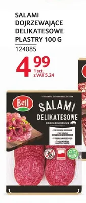 Salami dojrzewające delikatesowe plastry Bell promocja w Selgros
