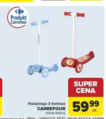Hulajnoga 3-kołowa CARREFOUR promocja w Carrefour