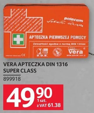 Apteczka pierwszej pomocy Vera DIN 1316 Super Class promocja w Selgros
